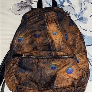 Givenchy peacock back pack